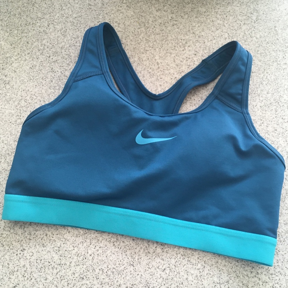 Nike Dri Fit Blue Sports Bra